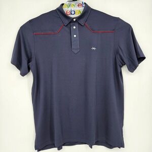 Texas Standard Lariat Westen Polo‎ Shirt Mens 3XL Short Sleeve Cowboy Blue Yoke